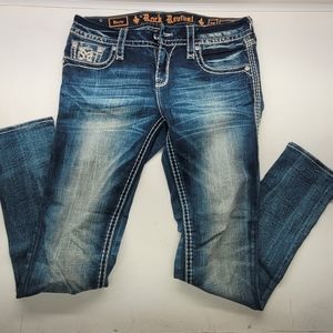 Rock Revival "Boris" skinny jeans size 28